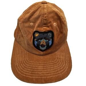 Atomic Child Bear Cap Hat Adult Trucker Corduroy SnapBack Outdoor Mountains